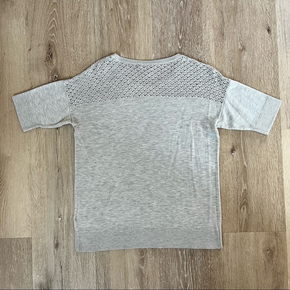 Banana Republic Crochet Short Sleeve Sweater - Picture 5 of 9